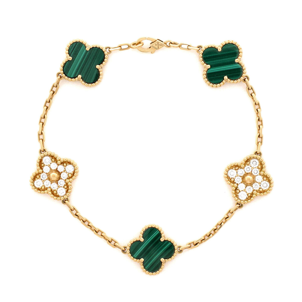Van Cleef & Arpels Vintage Alhambra 5 Motifs Bracelet